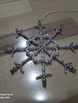 Christbaumstern Weihnachten Dekoration 11,5cm groß HANDGEFERTIGT - Floß