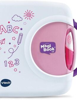 Vtech® Kindercomputer MagiBook v2, pink, Interaktives Lernbuchsystem, mit 2 Lernbüchern