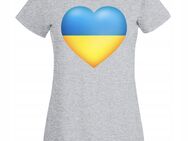 HANDMADE Damen Solidarität Free Freiheit Ukraine T-Shirt alle Größen S M L XL XXL - Wuppertal