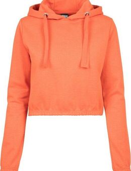 URBAN CLASSICS Rundhalspullover Urban Classics Damen Ladies Interlock Short Hoody (1-tlg)