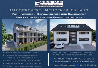 + EXKLUSIVES MEHRFAMILIENHAUS-PROJEKT! +