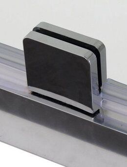 Sanotechnik Dusch-Schwingtür Elite, 92x195 cm, Einscheibensicherheitsglas, Schwenkttür für Duschen