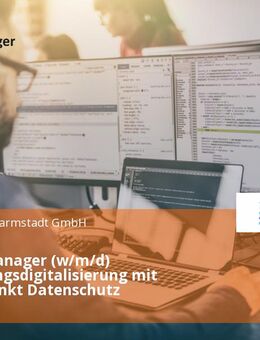 Projektmanager (w/m/d) Verwaltungsdigitalisierung mit Schwerpunkt Datenschutz - Darmstadt