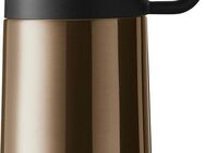 WMF Thermobecher Impulse Travel Mug, Cromargan® Edelstahl Rostfrei 18/10, doppelwandiger Edelstahl, geringe Höhe, 360°-Trinköffnung