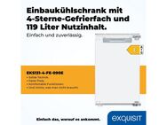 exquisit Einbaukühlschrank EKS131-4-FE-O90E, 87,8 cm hoch, 55 cm breit, digitale Temperaturanzeige
