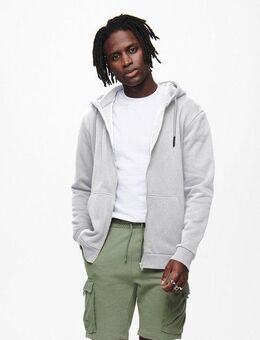 ONLY & SONS Kapuzensweatjacke ONSCERES ZIP THR. HOODIE SWEAT NOOS