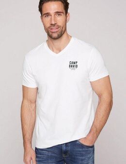 CAMP DAVID V-Shirt mit Elasthan-Anteil