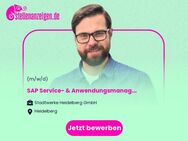 SAP Service- & Anwendungsmanager (m/w/i) – Fokus S/4 HANA - Heidelberg