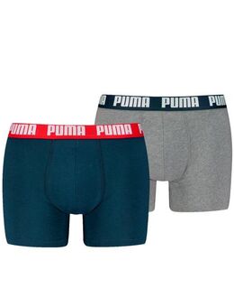 PUMA Boxershorts PUMA MEN EVERYDAY BASIC BOXERS 2P (2er Pack) mit Logobund