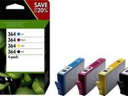 HP 364 Tintenpatrone (original Druckerpatrone 365 schwarz/cyan/magenta/gelb)