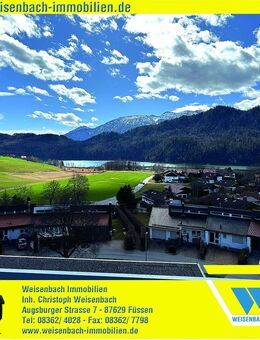 Ein Ausblick der seinesgleichen sucht! Penthouse mit unverbaubarem Berg-, See und Panoramablick. - Füssen