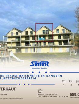 Traum-Maisonette mit 5,5 Zimmern jetzt bezugsfertig - Kandern