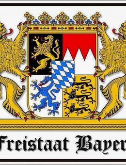 Schönes Blechschild Freistaat Bayern 22x17 cm - Berlin