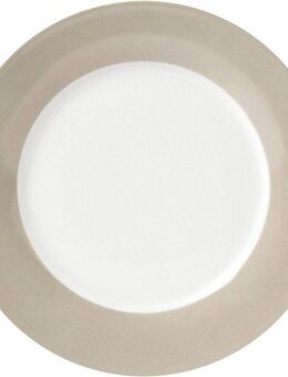 van Well Speiseteller Vario, (6 St), Porzellan, spülmaschinen- und mikrowellengeeignet, Ø 26,5 cm