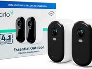 ARLO Überwachungskamera Essential Outdoor Camera 2er Pack (Außenbereich, Packung)