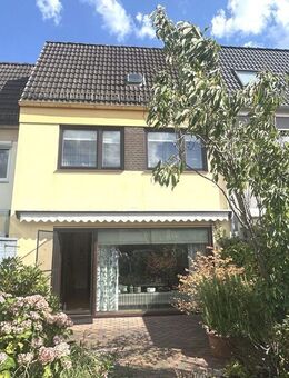 PURNHAGEN-IMMOBILIEN - Stuhr-Moordeich, gepflegtes Reihenmittelhaus mit Garage in ruhiger Lage - Stuhr