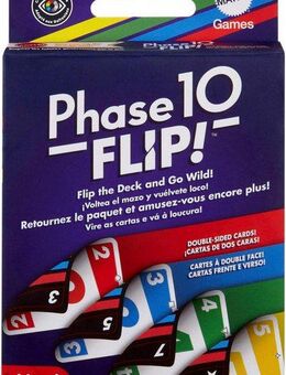 Mattel games Spiel Phase 10, Flip, Kartenspiel
