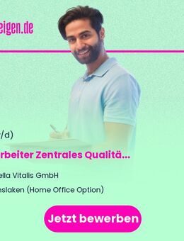 Mitarbeiter (m/w/d) Zentrales Qualitätsmanagement - Norden