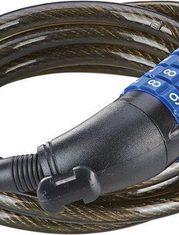 Prophete Zahlenkabelschloss Zahlen-Spiralkabelschloss (mit Halterung)