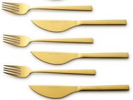 ECHTWERK Besteck-Set Angelini (8-tlg), 4 Personen, Chromnickelstahl 18/10, für Pizza, Quiche, Flammkuchen
