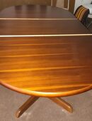 VINTAGE MASSIVHOLZ Nussbaum-Esstisch, verlängerbar, 1a Zustand bis 15.11.25 in 59071