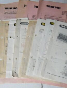 14 x alte Bedienungsanleitungen Trix Express Loks etc. Sammler - Amberg
