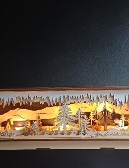 Altes Wunderschönes Erzgebirge Lichthaus Handarbeit - Hückelhoven