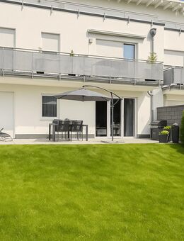 Neubaucharme: Exklusive EG-Whg. mit gehobener Ausstattung, 10,5? Terrasse & 140? Garten & Tiefgarage - Bonn