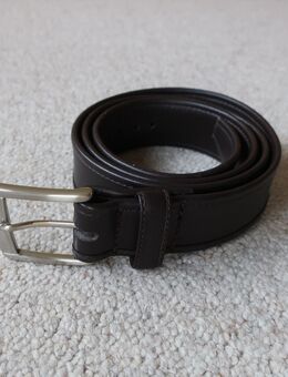 Esquire 2160 35 Ledergürtel mit Lederfutter dunkelbraun 112 cm - Niddatal