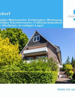 Großzügige Maisonette-Endetagen-Wohnung mit sonniger Dachterrasse, Frühstücksbalkon + TG-Stellplatz! - Hamburg
