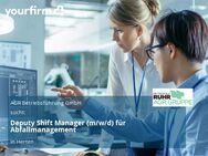 Deputy Shift Manager (m/w/d) für Abfallmanagement - Herten