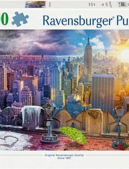 Ravensburger Puzzle New York im Winter und Sommer, 1500 Puzzleteile, Made in Germany