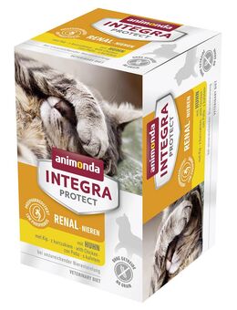 animonda Integra Protect Adult Niere Schale 6 x 100 g - mit Huhn
