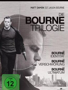 Die Bourne Trilogie - Matt Damon - 3 DVDs - Burghausen