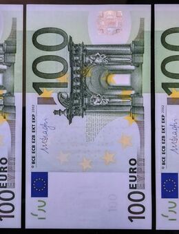 3 х 100 Euro gleicher Charge 2002 X-Serie sehr selten für Sammler - Wittingen Zentrum