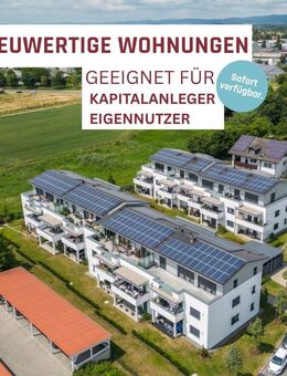 KFW Energieeffizienzhaus! Neuwertige 2-Zimmer Etagenwohnung mit großem Balkon! - Straubing