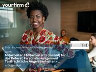 Mitarbeiter / Mitarbeiterin (m/w/d) für das Referat Personalmanagement Tarifrechtliche Angelegenheiten - Bereich Personaladministration - Deggendorf