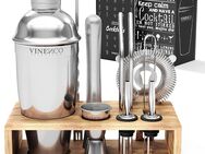 Vinenco Cocktail Shaker Set mit Ständer Cocktailshaker Messbecher - Birkenfeld (Baden-Württemberg)