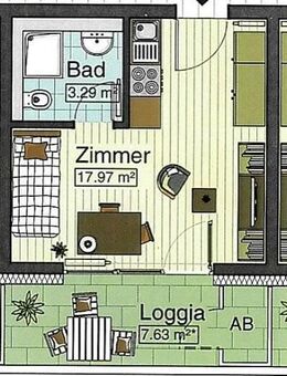 1-Zimmer Wohnung (Single Flat) in Neu-Ulm zu vermieten - Neu Ulm