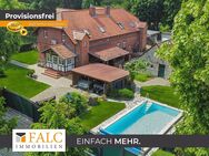 Provisionsfrei. Attraktive Doppelhaushälfte mit Pool in ruhiger Lage! - Stendal (Hansestadt)