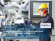 Verfahrensmechaniker für Kunststofftechnik (m/w/d) - Schwerpunkt Spritzguss in 2-Schichtbetrieb - Dieburg