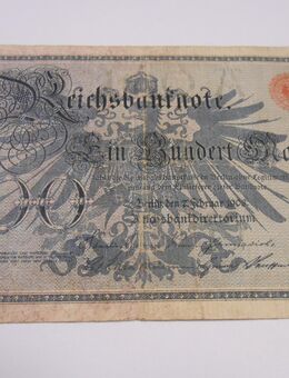 Banknoten Deutsches Kaiserreich 2 Stück 100 Mark 1908 - Cottbus