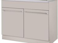 wiho Küchen Spülenschrank Chicago 100 cm breit, inkl. Einbauspüle aus Edelstahl