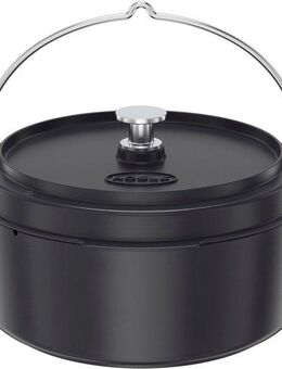 RÖSLE Grilltopf Dutch-Oven Vario, Edelstahl 18/10, Gusseisen, Ø 35 cm, 8,5 l