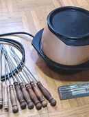 ❗elektrisches Fondue Rowenta KG-11 mit 10 Gabeln in 37586