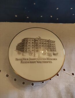 Nymphenburger Porzellan Hotel Vier Jahreszeiten München Dose Konfektdose Zierdose - Grünendeich