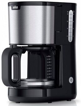 Braun Filterkaffeemaschine PurShine KF1500 BK, 1,7l Kaffeekanne, Papierfilter