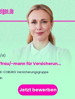 Kauffrau/-mann für Versicherungen und Finanzen im Bereich Beihilfebearbeitung (w/m/d) - Köln
