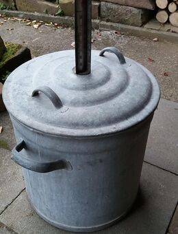 Einwecktopf Einkochtopf Einmachtopf Einmachhafen 26 Liter verzinkt mit Thermometer u. Einsatz siehe Bilder - Karlsbad