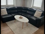 Sofa schwarz Leder - Hamburg